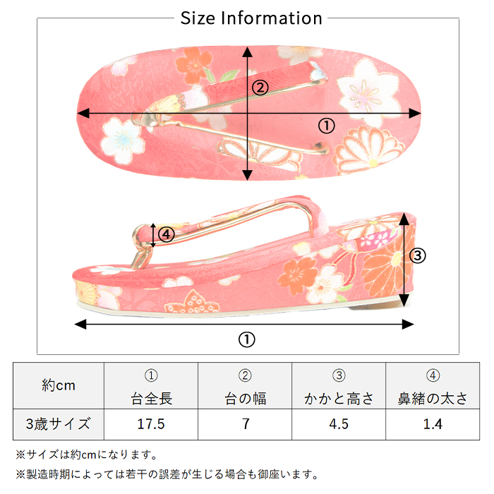 女の子草履友禅