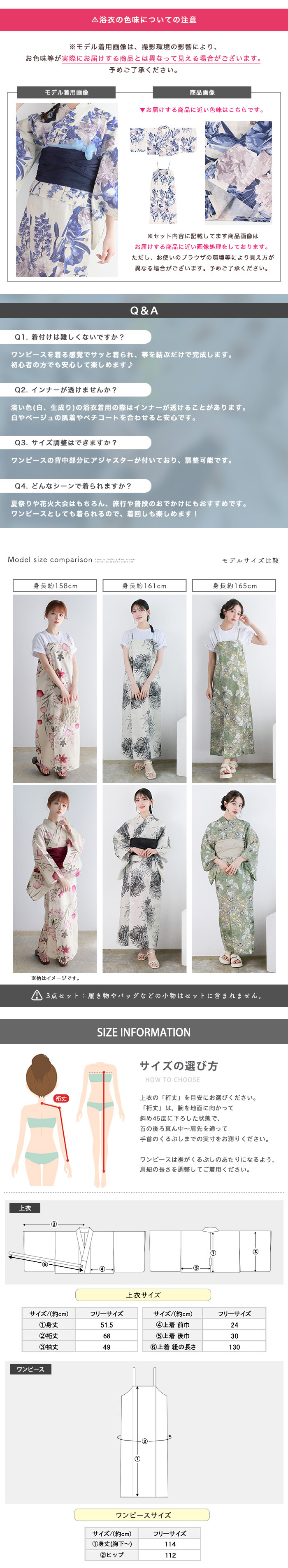 モデルスペック・注意点