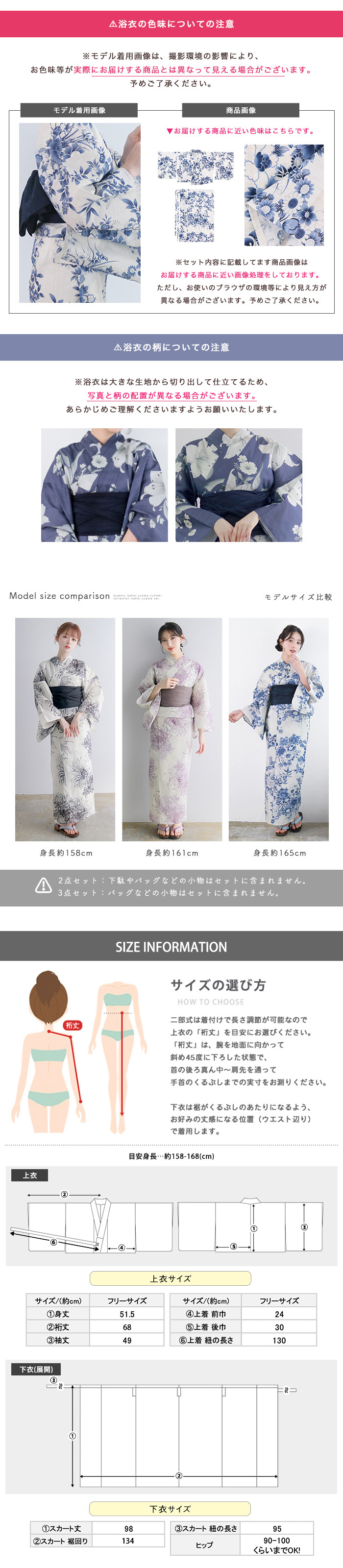 モデルスペック・注意点