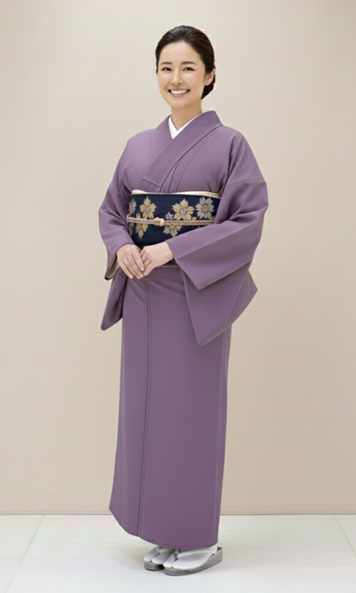 洗える着物 袷 着物 単品 レディース