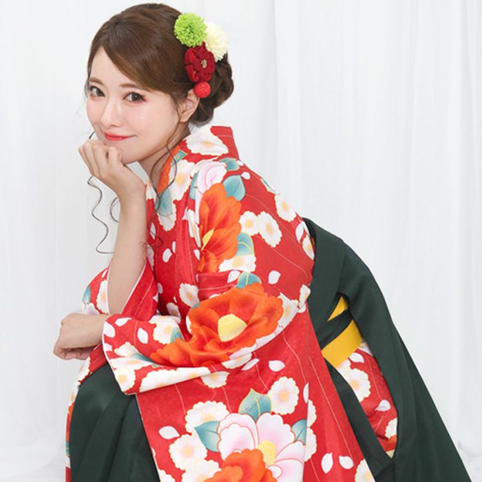 袴4点セット 華やかAD) 袴セット レディース 袴 セット 卒業式