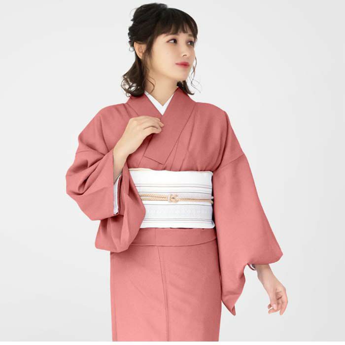 女袷) 洗える着物 袷 13colors sサイズ 色無地 着物 女性