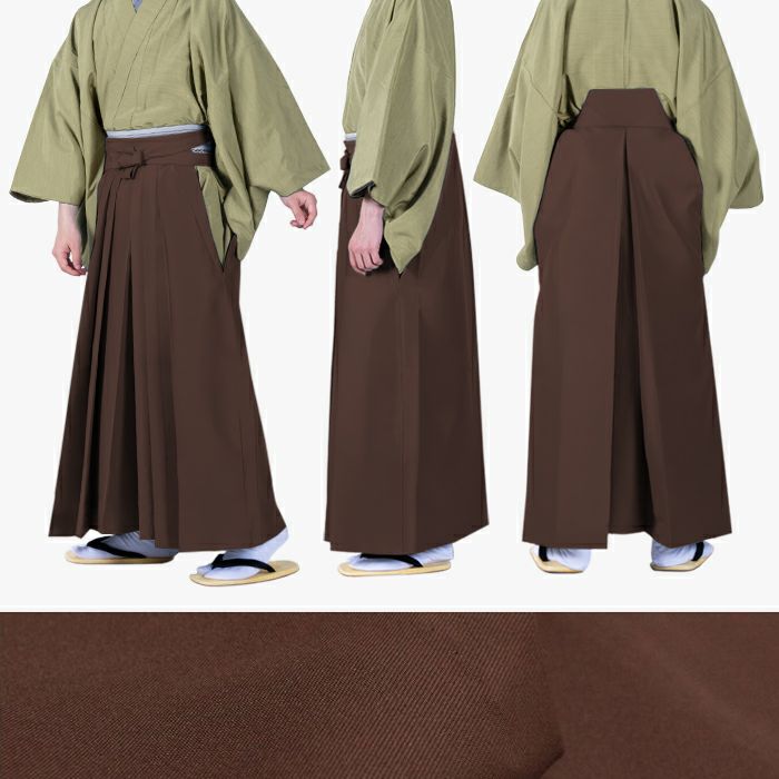 袴 メンズ 馬乗り袴 単品「黒」S/M/L/LL サイズ 馬乗袴 男 男性