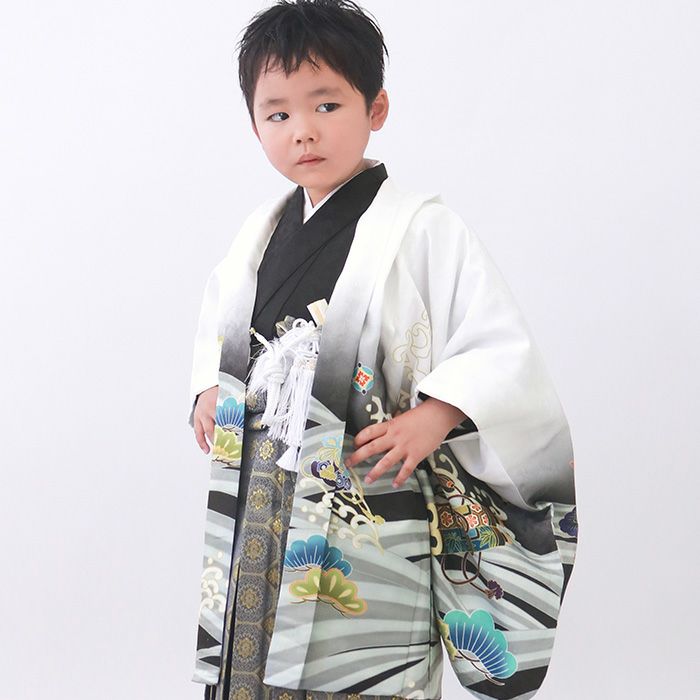 豪華安心12点フルセット】 七五三 着物 男の子 5歳 袴 購入 販売 絵羽