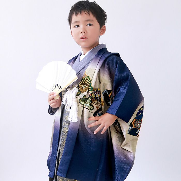 豪華安心12点フルセット】 七五三 着物 男の子 5歳 袴 購入 販売 鷹兜
