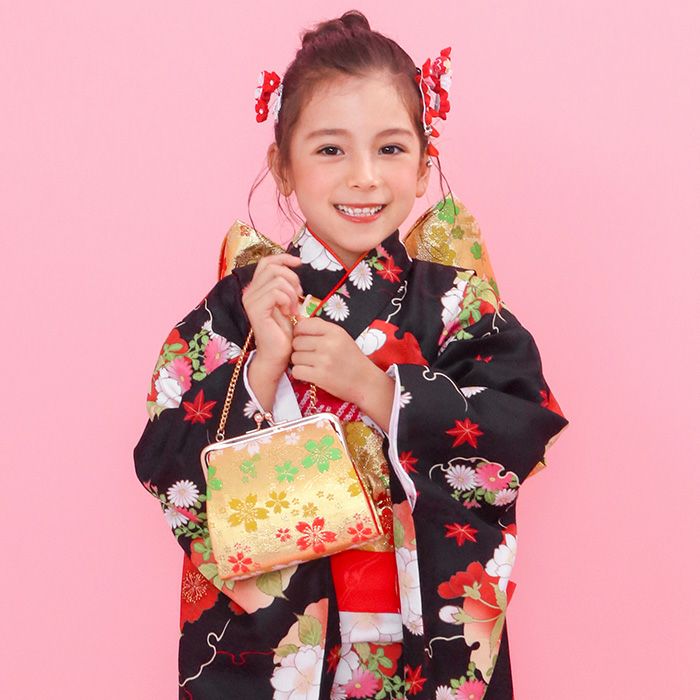 七五三 着物 7歳 フルセット 女の子 セット 草履 長襦袢 着物セット 