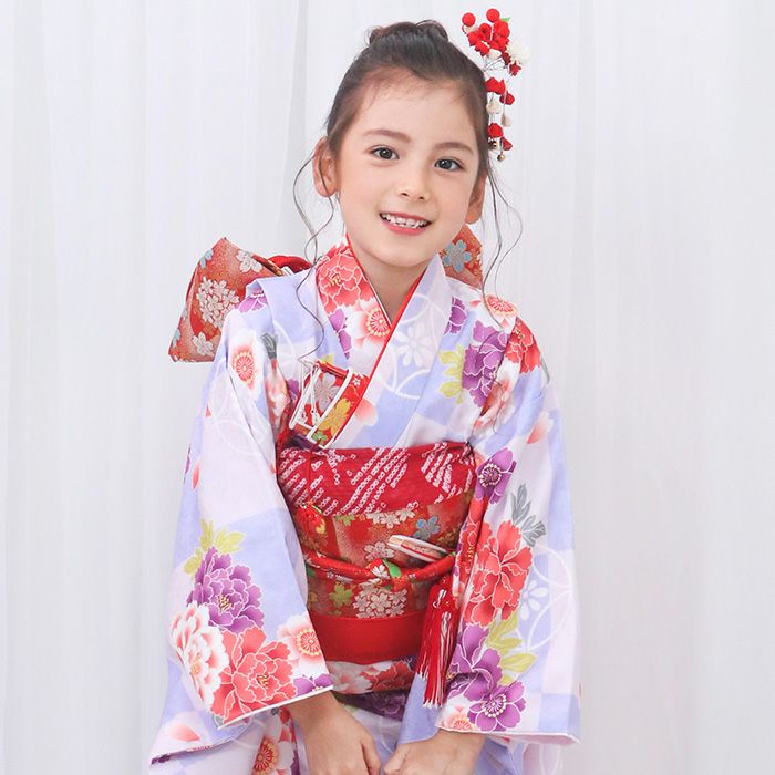 七五三 着物 7歳 フルセット 女の子 セット 草履 長襦袢 着物セット 