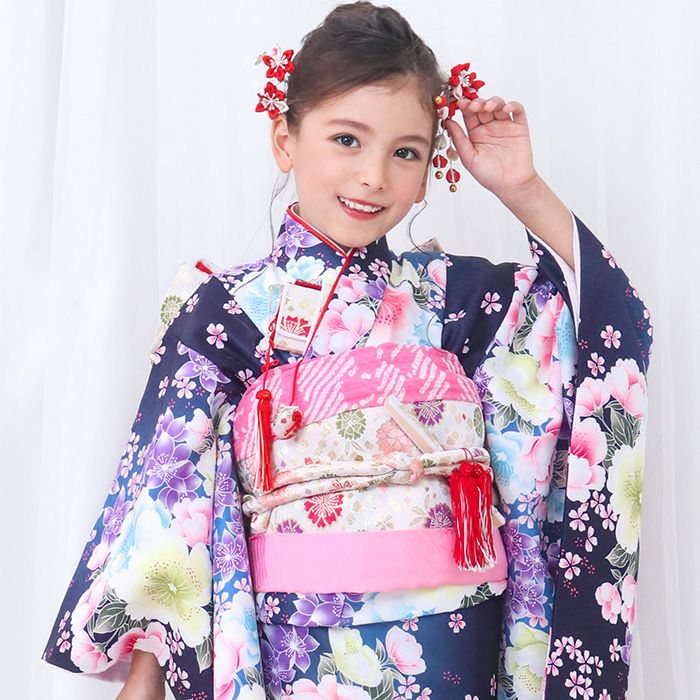 七五三 着物 7歳 フルセット 女の子 セット 草履 長襦袢 着物セット 