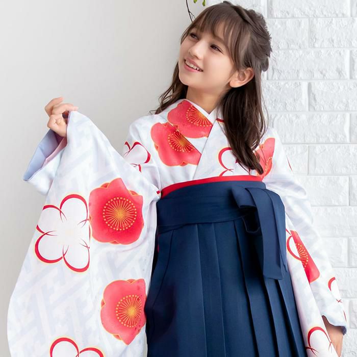 袴4点セット CCM D ジュニア) 袴セット 卒業式 小学生 袴 セット