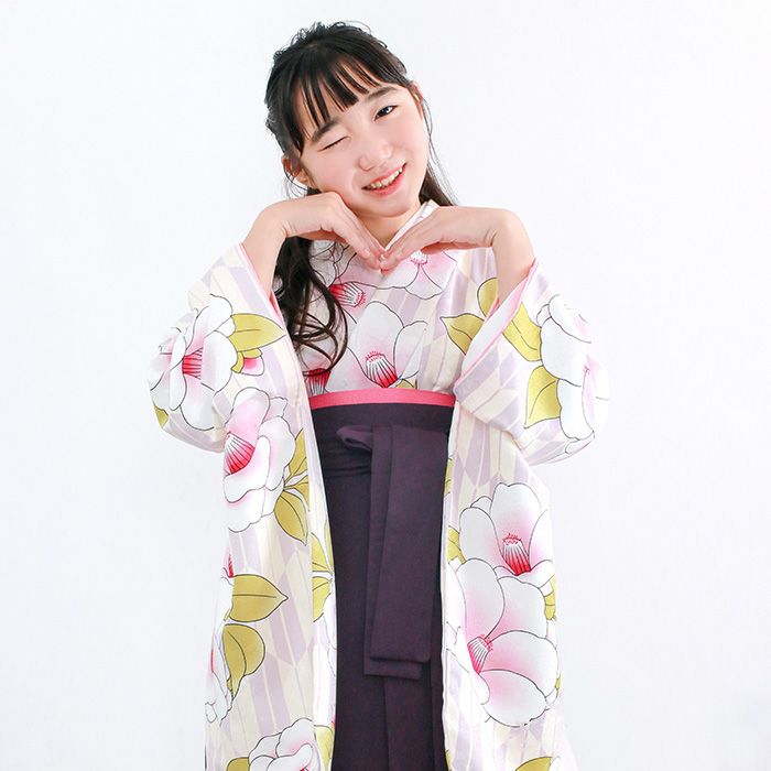 袴4点セット CCM D ジュニア) 袴セット 卒業式 小学生 袴 セット  