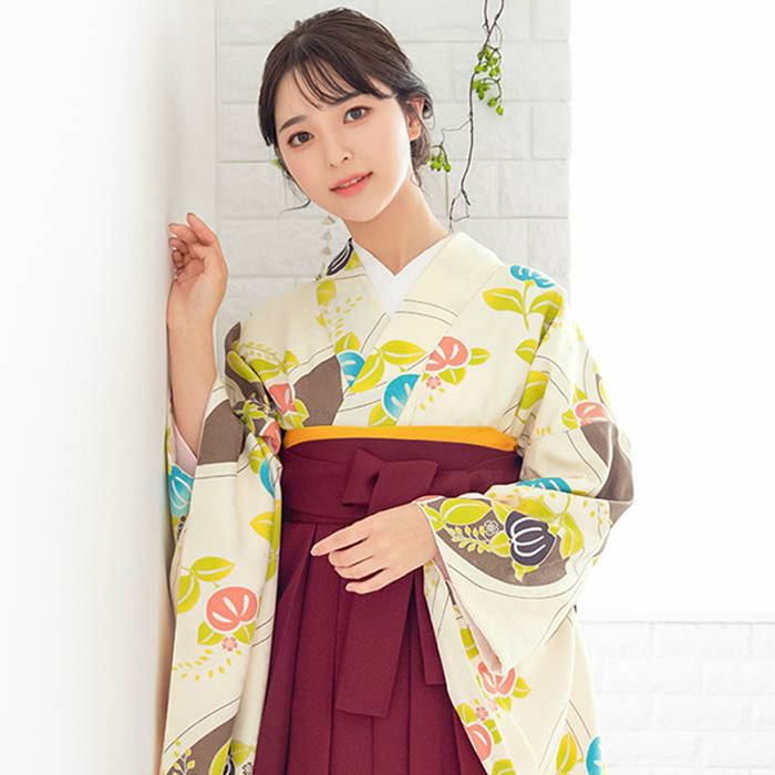 袴4点セット CCM D) 袴セット 袴 卒業式 はかま セット 大学生