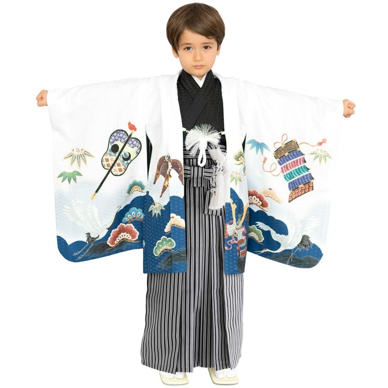 七五三 着物 男の子 5歳 フルセット 袴 購入 販売 鷹兜松 男児 七五三 着物 男の子 5歳 フルセット 袴 購入 販売 鷹兜松 男児