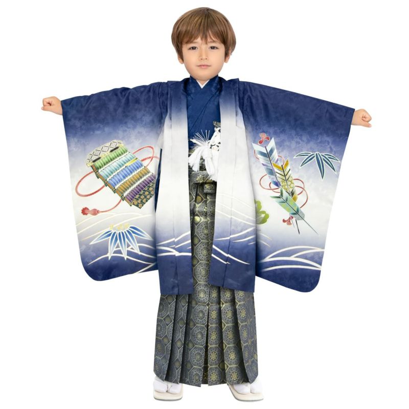 豪華安心12点フルセット】 七五三 着物 5歳 男の子 ボーイズ