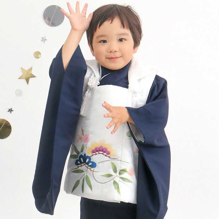 豪華安心8点フルセット】 七五三 753 着物 3歳 男の子 ボーイズ