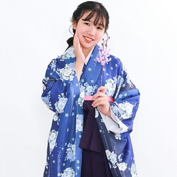 袴4点セット 華やかEF ジュニア) 袴セット 卒業式 小学生 4点セット 