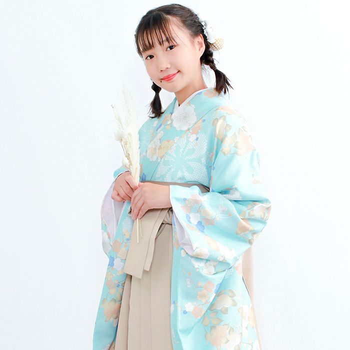 袴4点セット 華やかEF ジュニア) 袴セット 卒業式 小学生 4点セット 卒業式袴4点セット