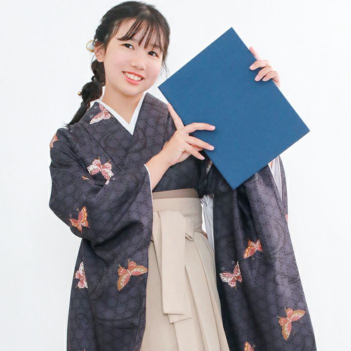 袴4点セット 華やかEF ジュニア) 袴セット 卒業式 小学生 4点セット 