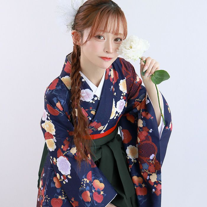 袴4点セット 華やかEF) 袴セット 卒業式 袴 セット 女性 16colors 
