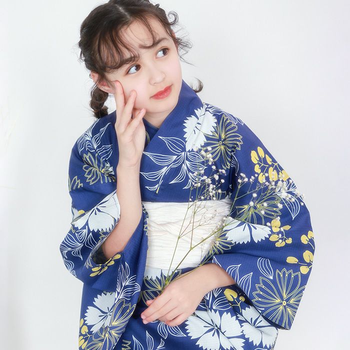 1人で簡単着付け!】 ( ガールズ浴衣 セパレート浴衣 3点セット